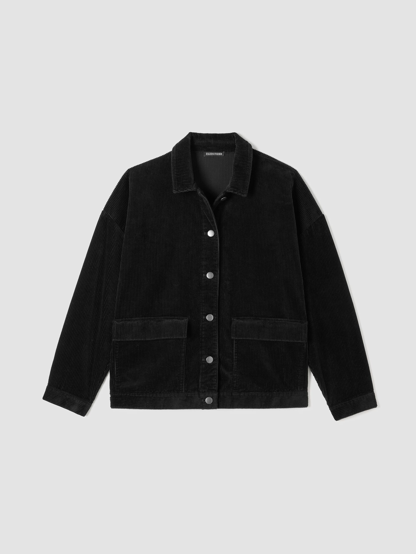 Organic Cotton Corduroy Classic Collar Jacket