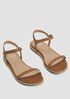 Kauia Tumbled Leather Sandal