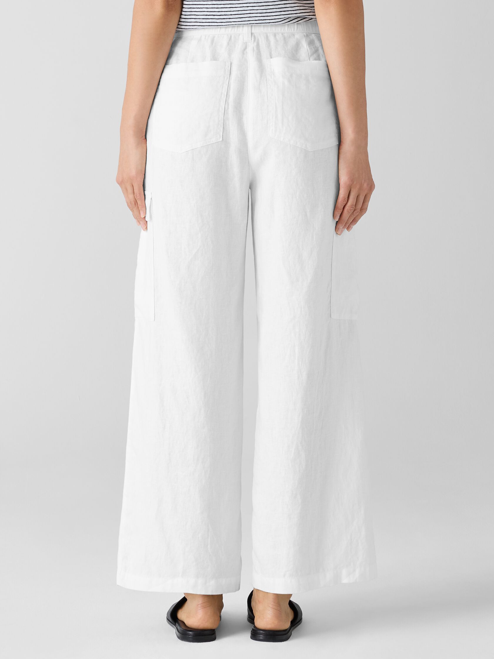 Organic Linen Cargo Pant