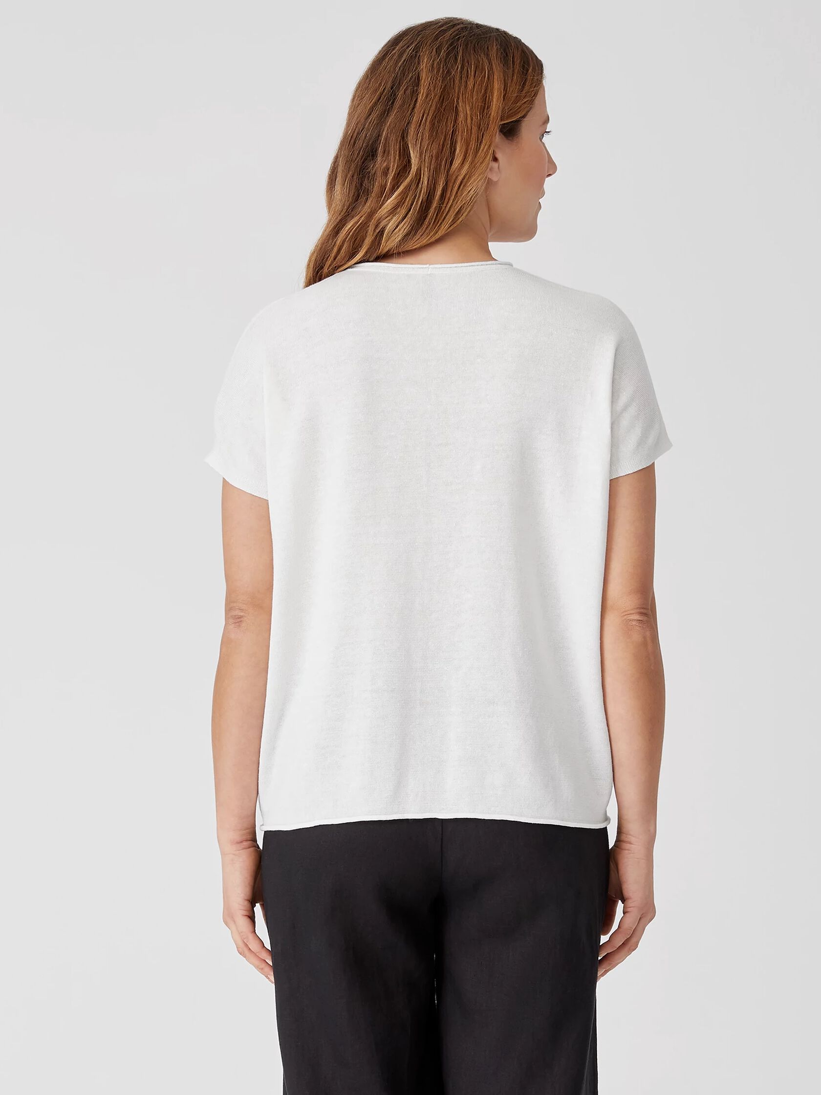 Organic Linen Cotton Square Top