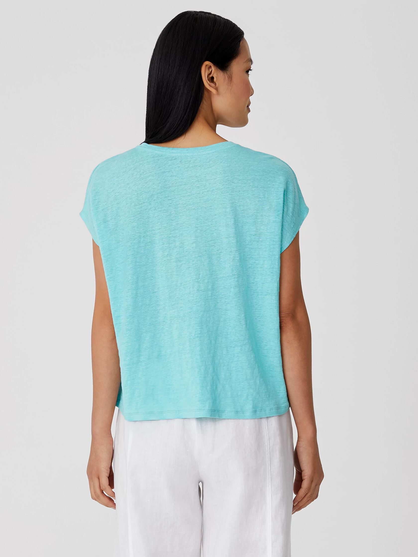 Organic Linen Jersey Square Top