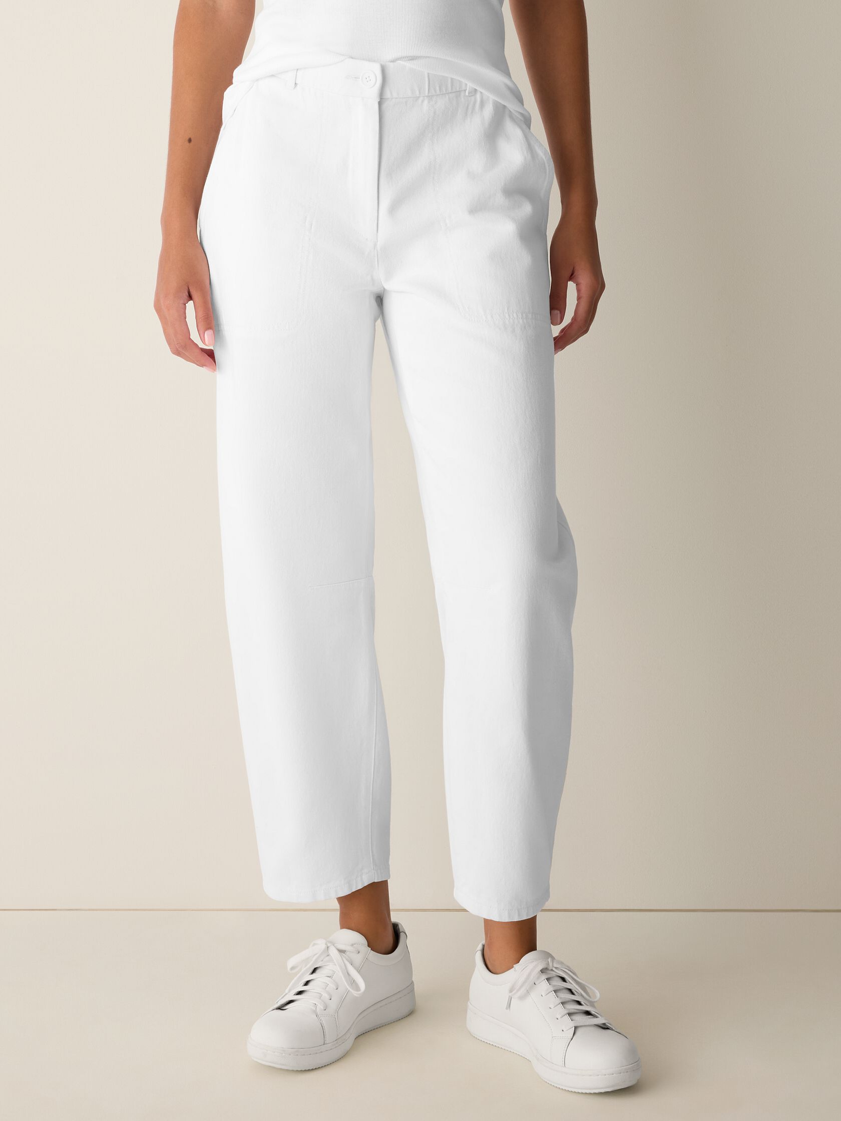 Garment-Dyed Utility Cotton Arch Pant