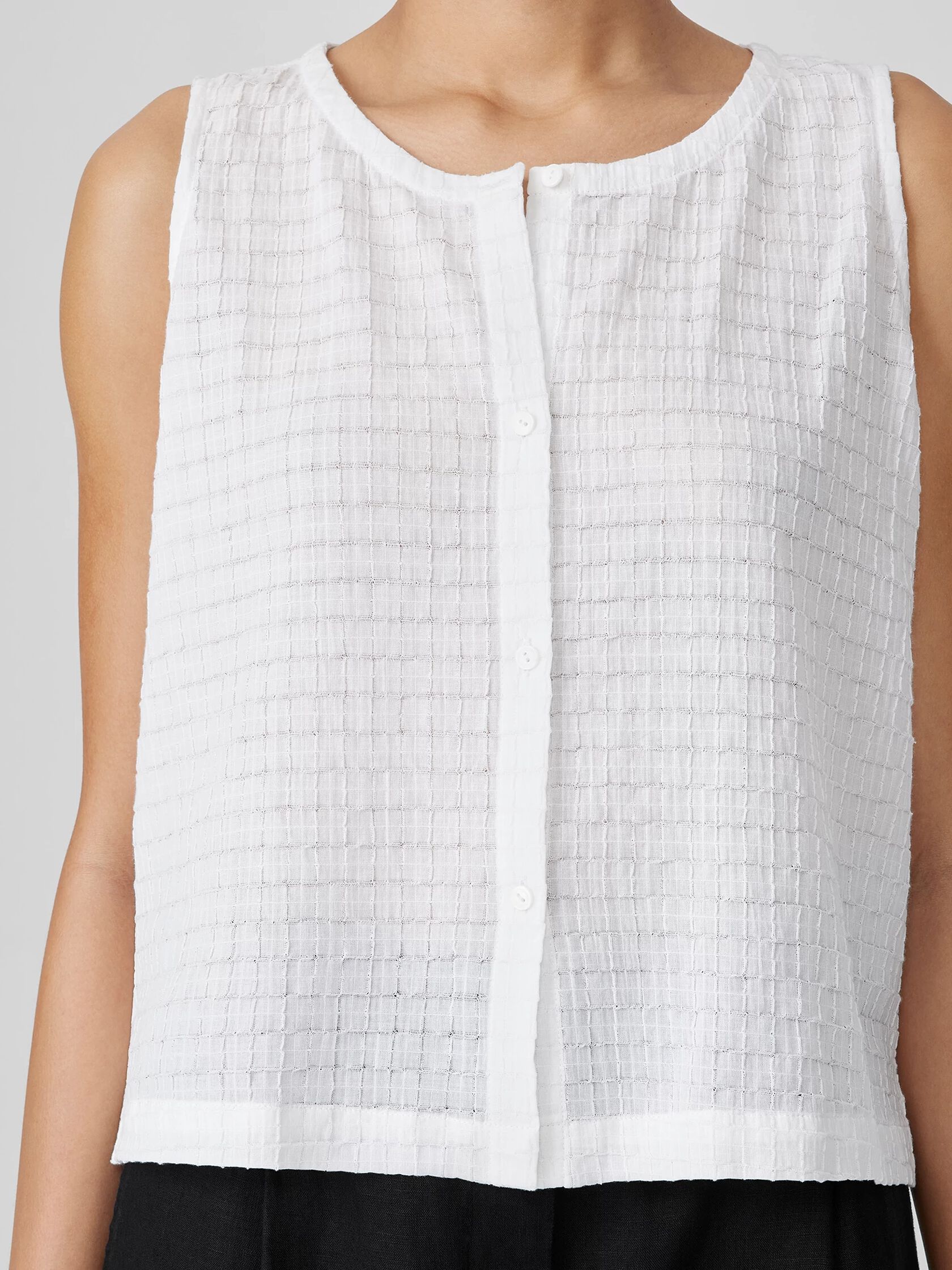 Organic Cotton Voile Box&nbsp;Vest