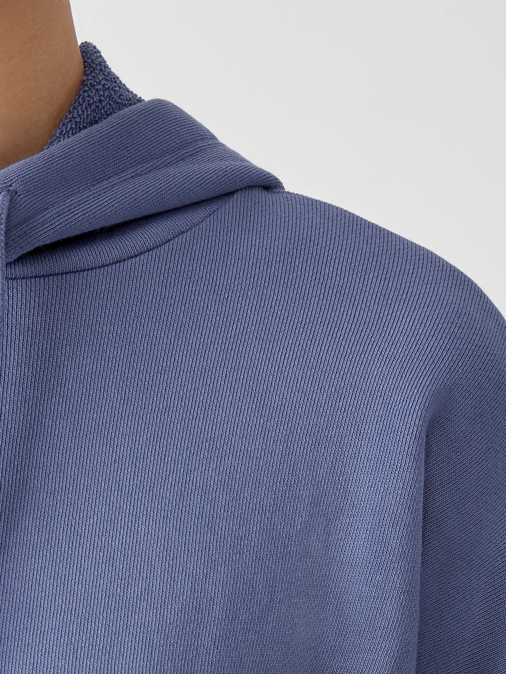 Organic Cotton French Terry Hooded Top