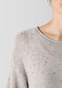 Merino Sequin Jewel Neck Top
