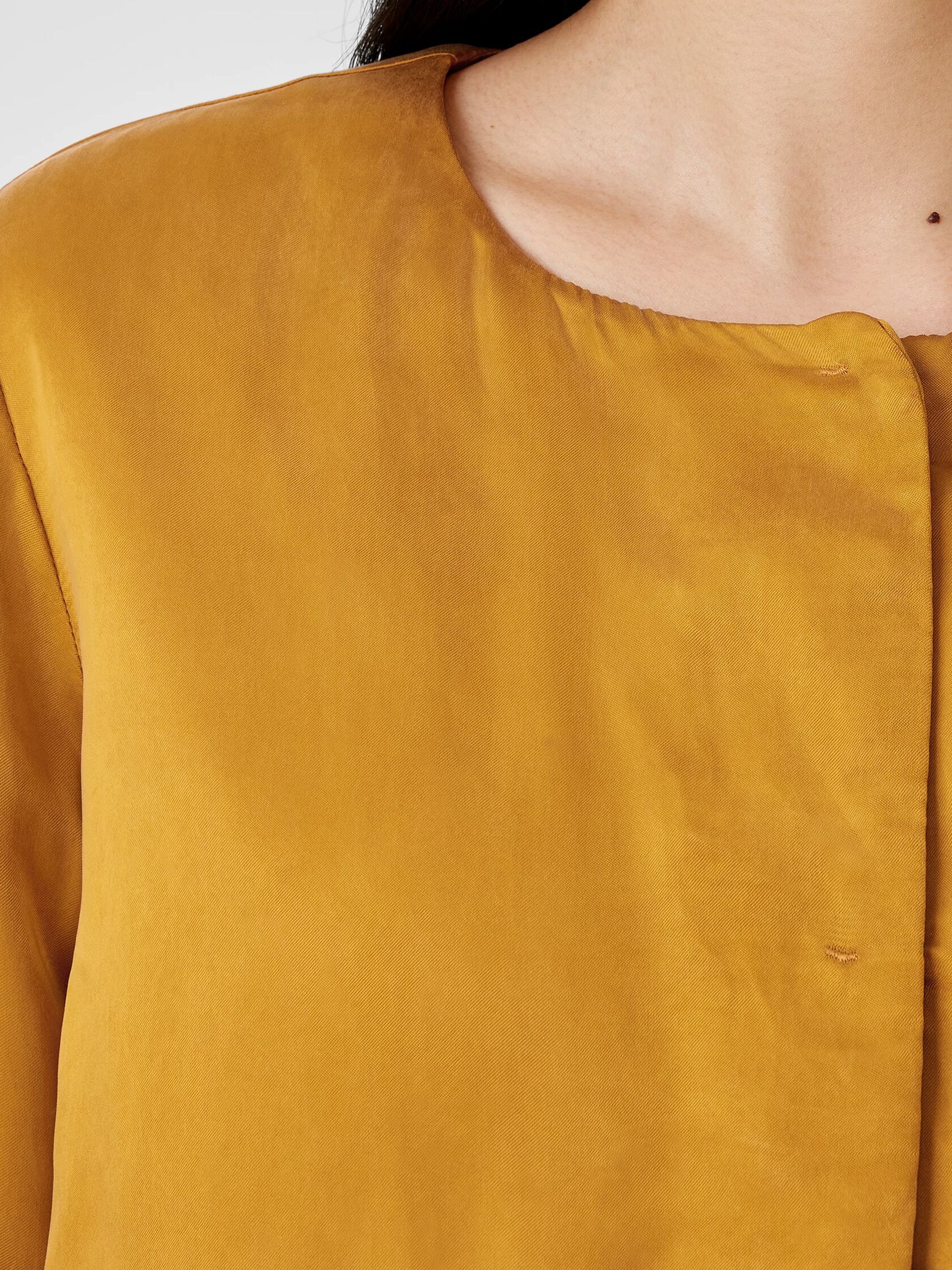 Sandwashed Cupro&nbsp;Padded Jacket