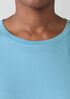 Organic Pima Cotton Jersey&nbsp;Round Neck Tee