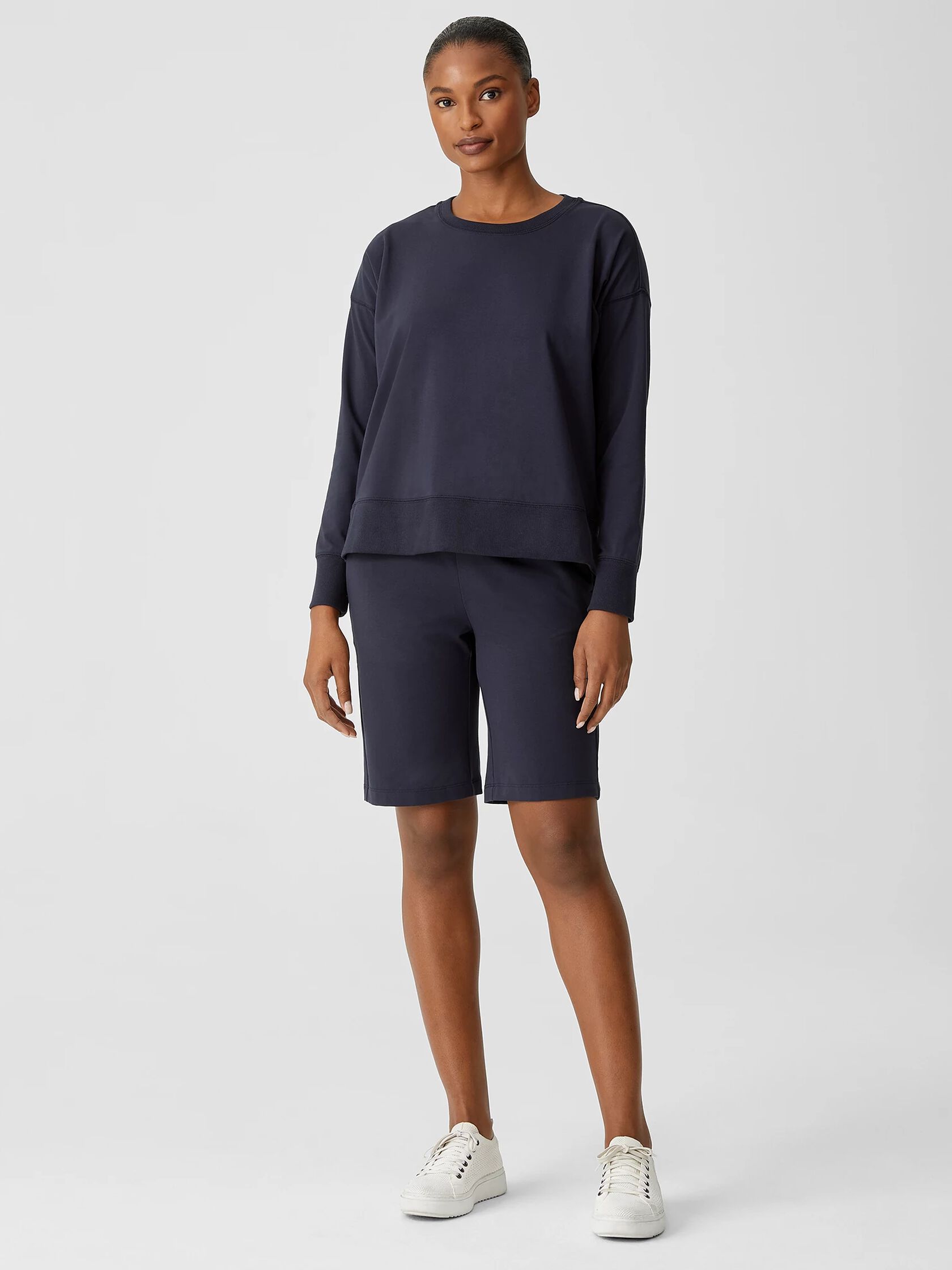 Pima Cotton Stretch Jersey Shorts