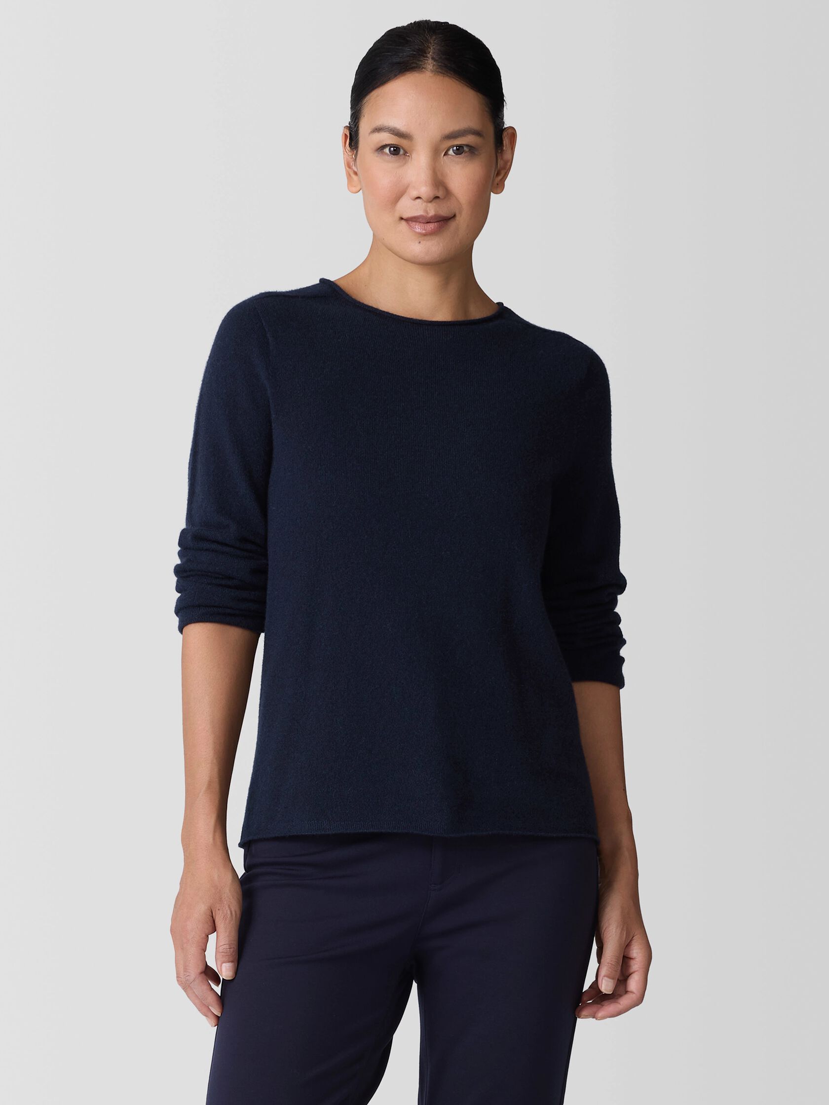 Italian Cashmere Crew Neck Top