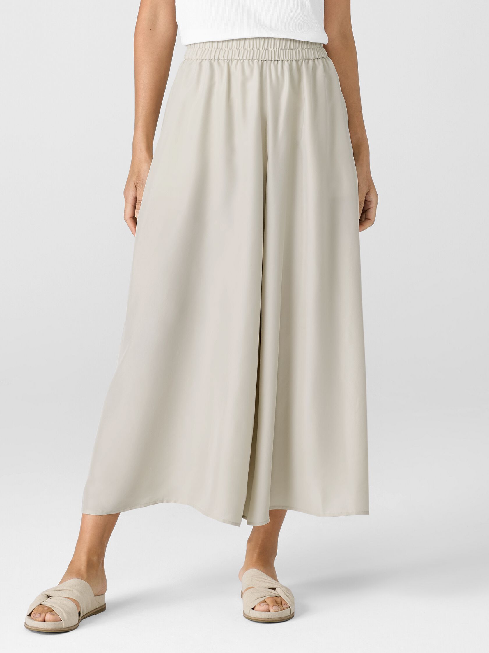 Washed Silk Skirt&nbsp;Pant