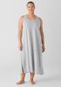 Striped Organic Cotton Jersey Tank Sleep Dress