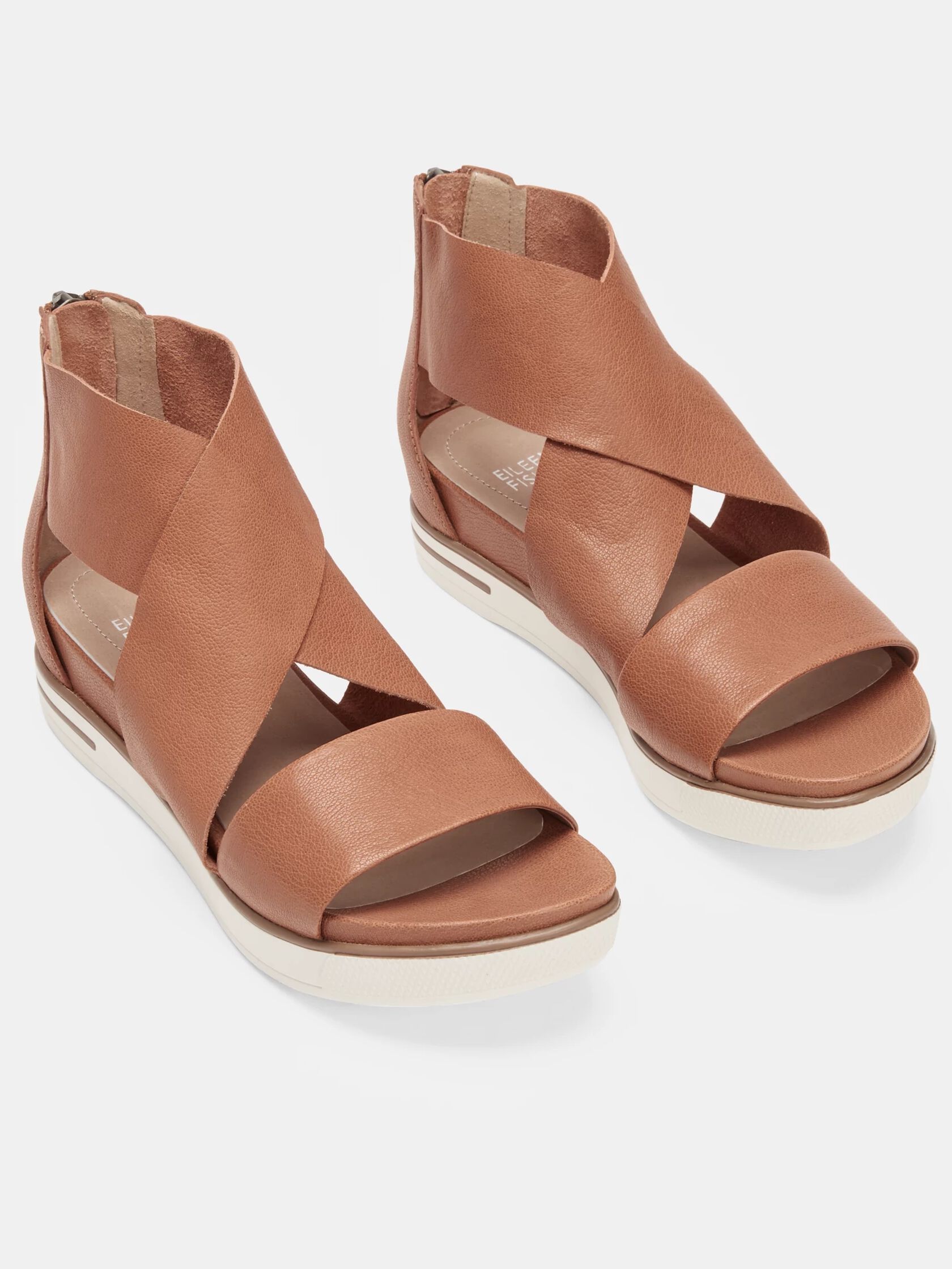 Sport Tumbled Leather Sneaker Sandal
