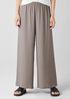 Silk Georgette Crepe Wide-Leg Pant
