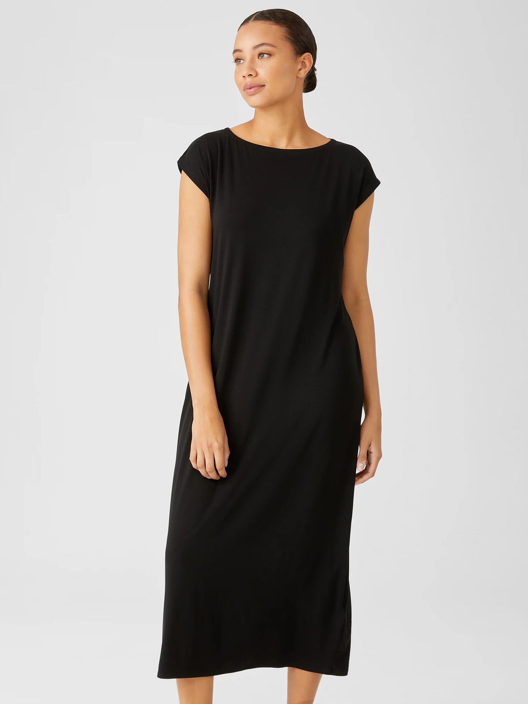 Fine Jersey Tie Waist Dress
