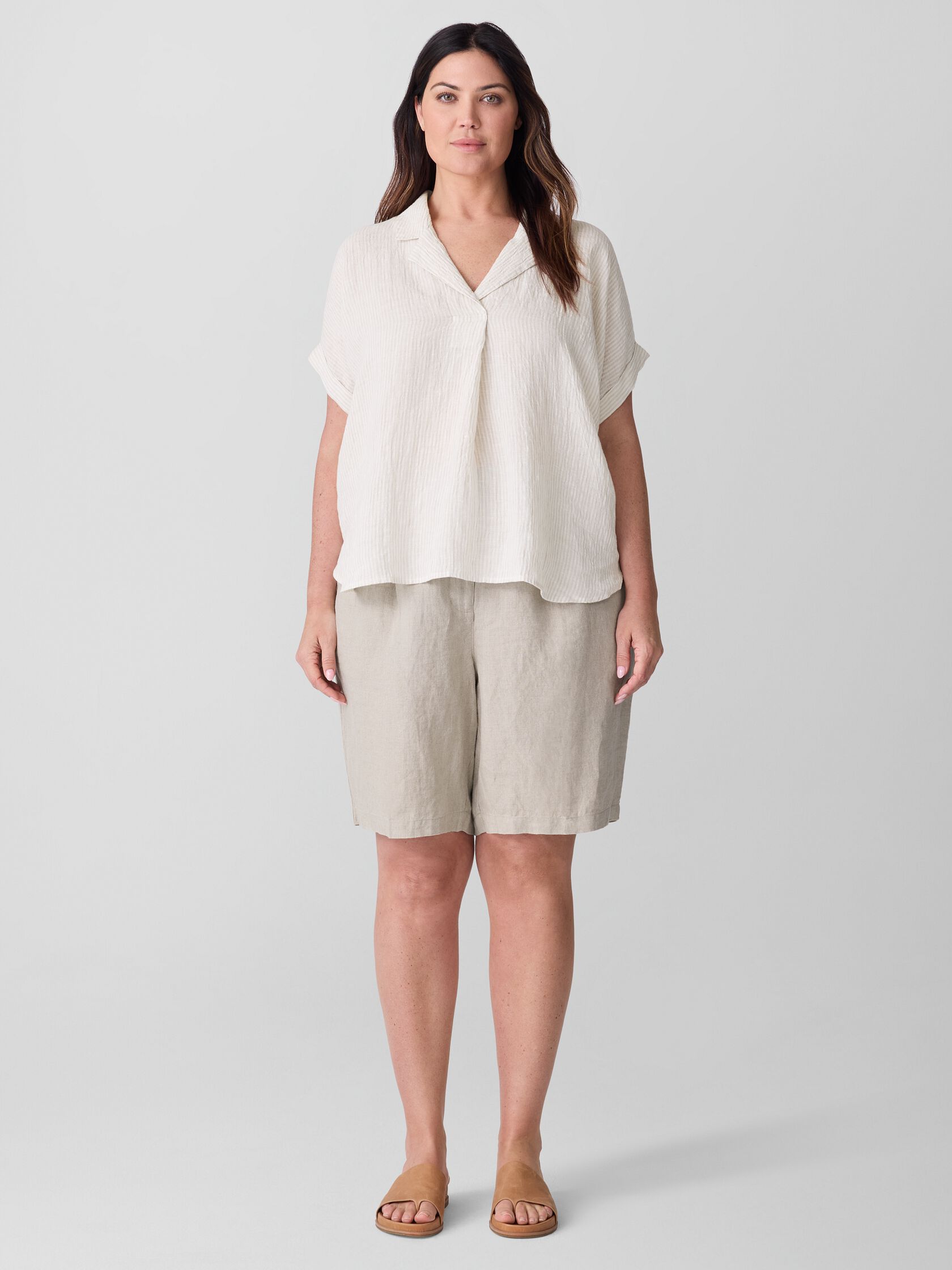 Organic Linen Shorts