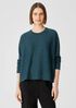 Washable Wool Crepe Top in Regenerative Wool
