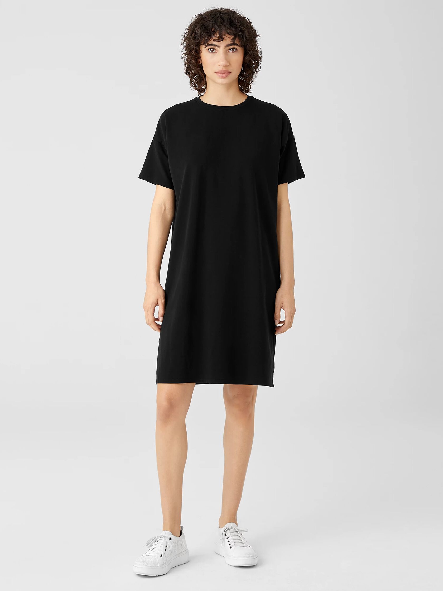 Organic Pima Cotton Stretch Jersey T-Shirt Dress