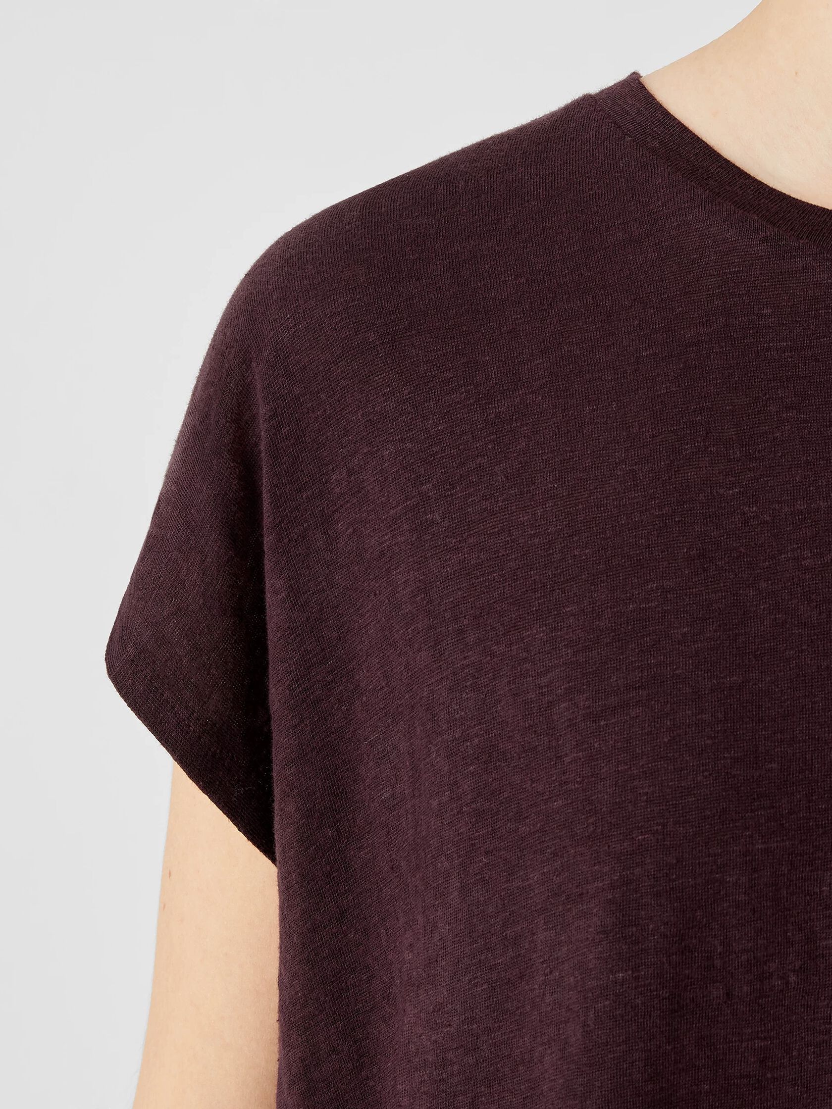 Organic Linen Jersey Square Top