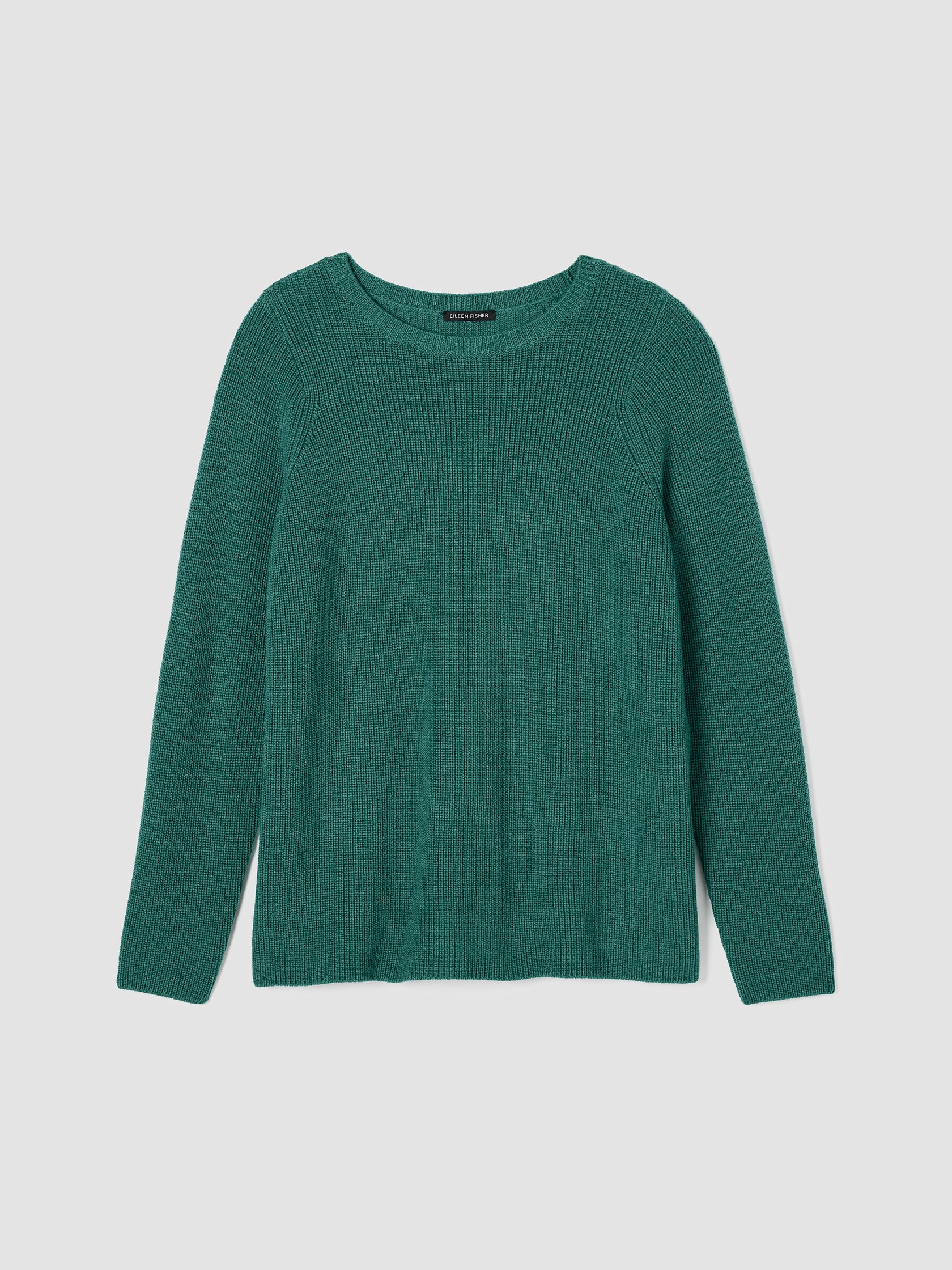Merino Crew Neck Top in Regenerative Wool