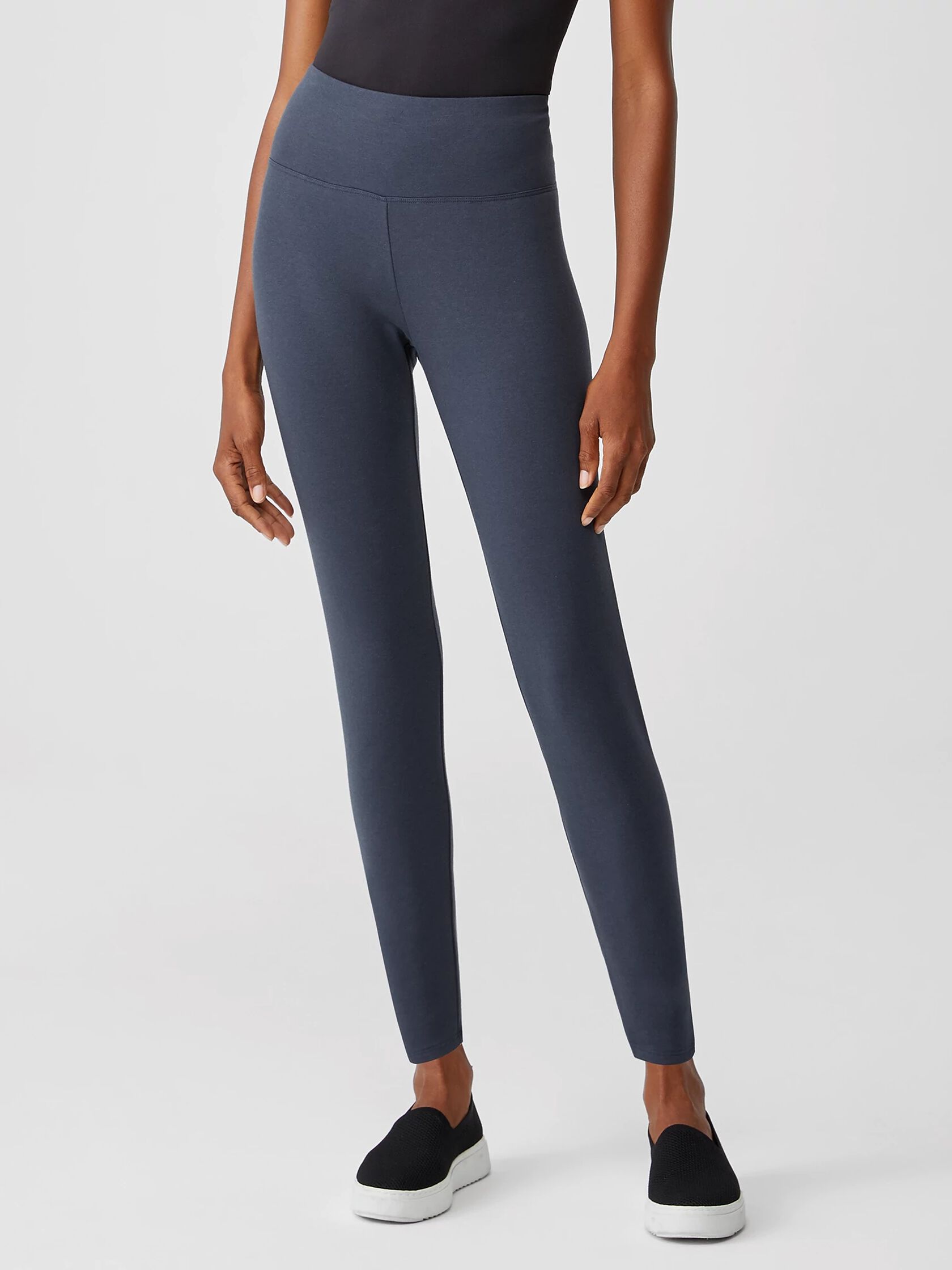 Cozy Brushed Terry High-Waisted Leggings