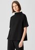 Traceable Organic Cotton Jersey Funnel Neck Top
