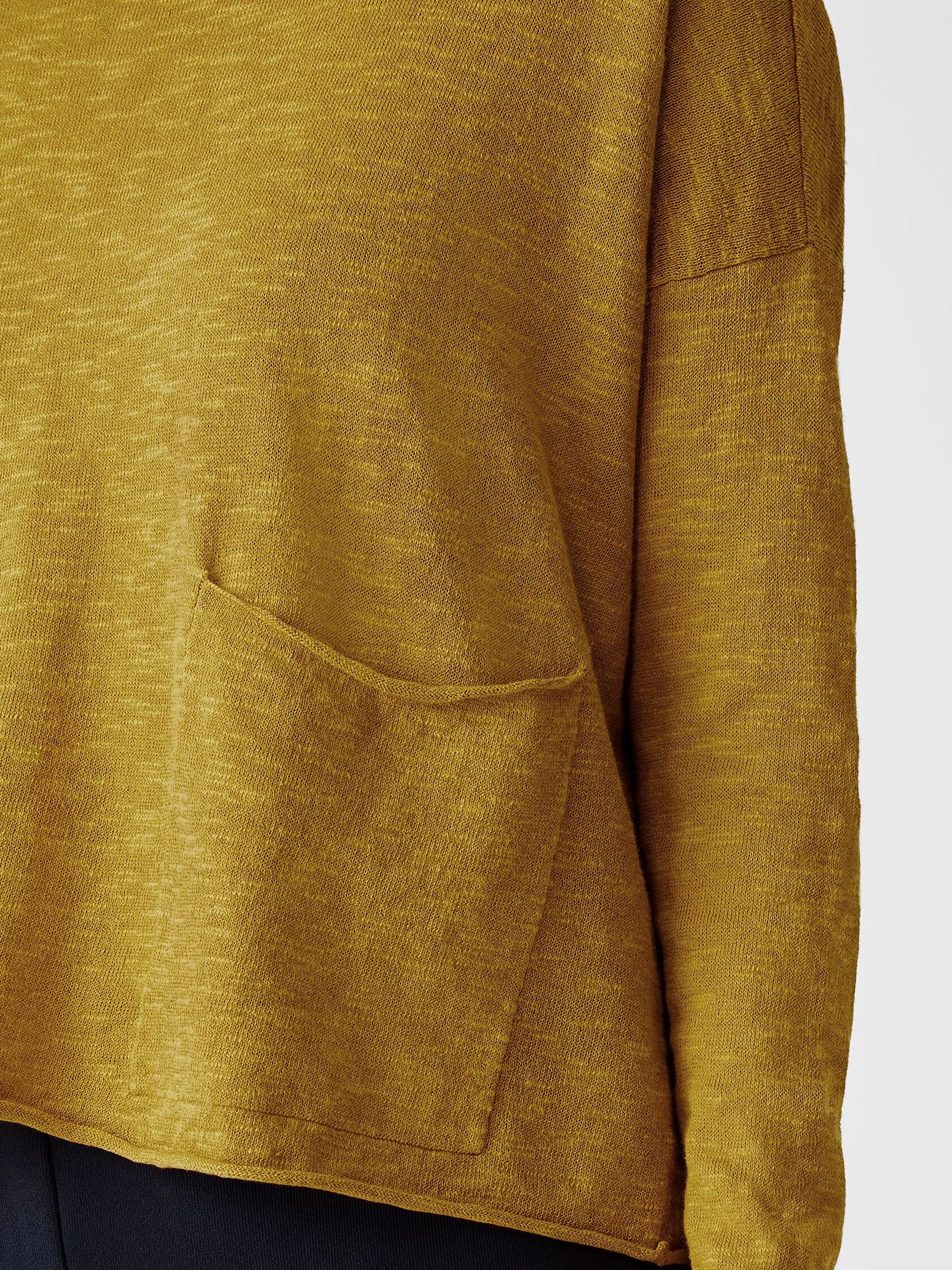 Organic Cotton Linen Slub Box-Top