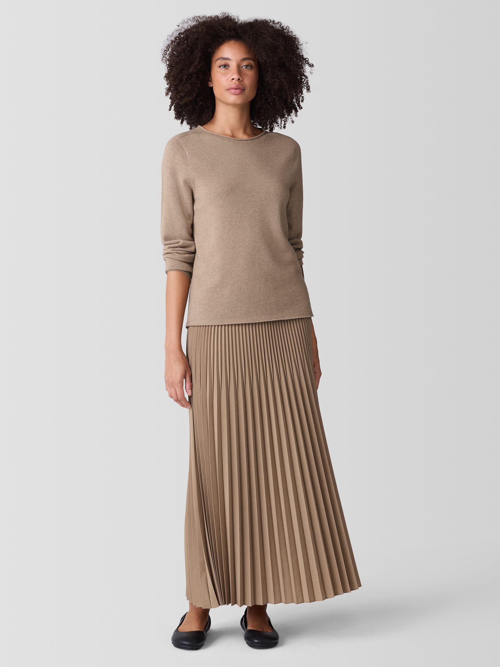 Italian Cashmere Crew Neck Top