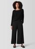 Lightweight Ponte Wide-Leg Pant