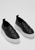 Poem Nappa Leather Platform Sneaker