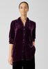 Velvet Classic Collar Long Shirt