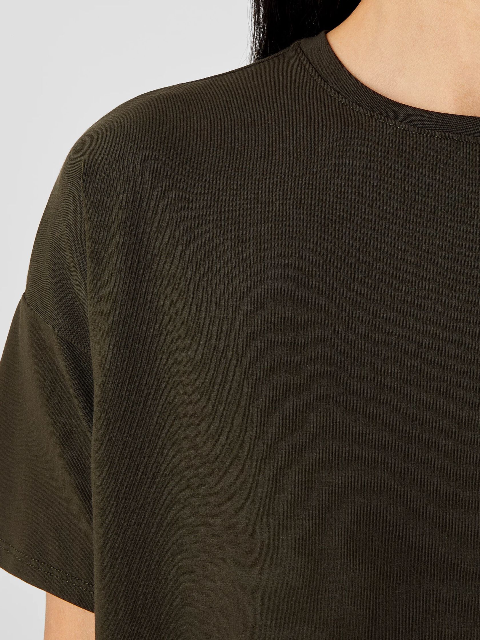 Organic Pima Cotton Stretch Jersey T-Shirt Dress