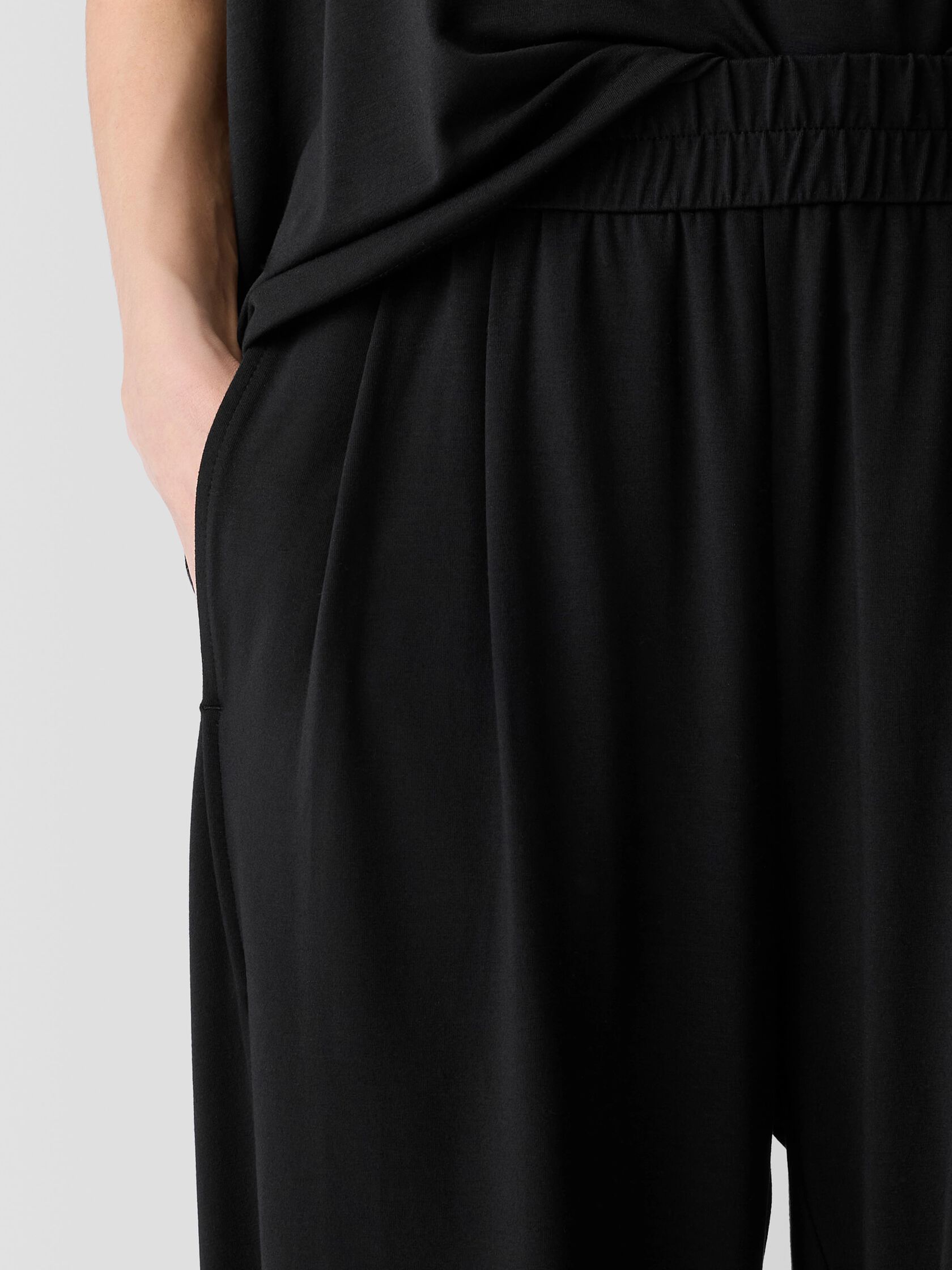 Stretch Jersey Knit&nbsp;Lantern Jogger&nbsp;Pant