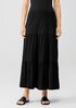 Fine Jersey Tiered Skirt