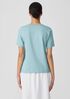 Organic Pima Cotton Jersey&nbsp;Round Neck Tee