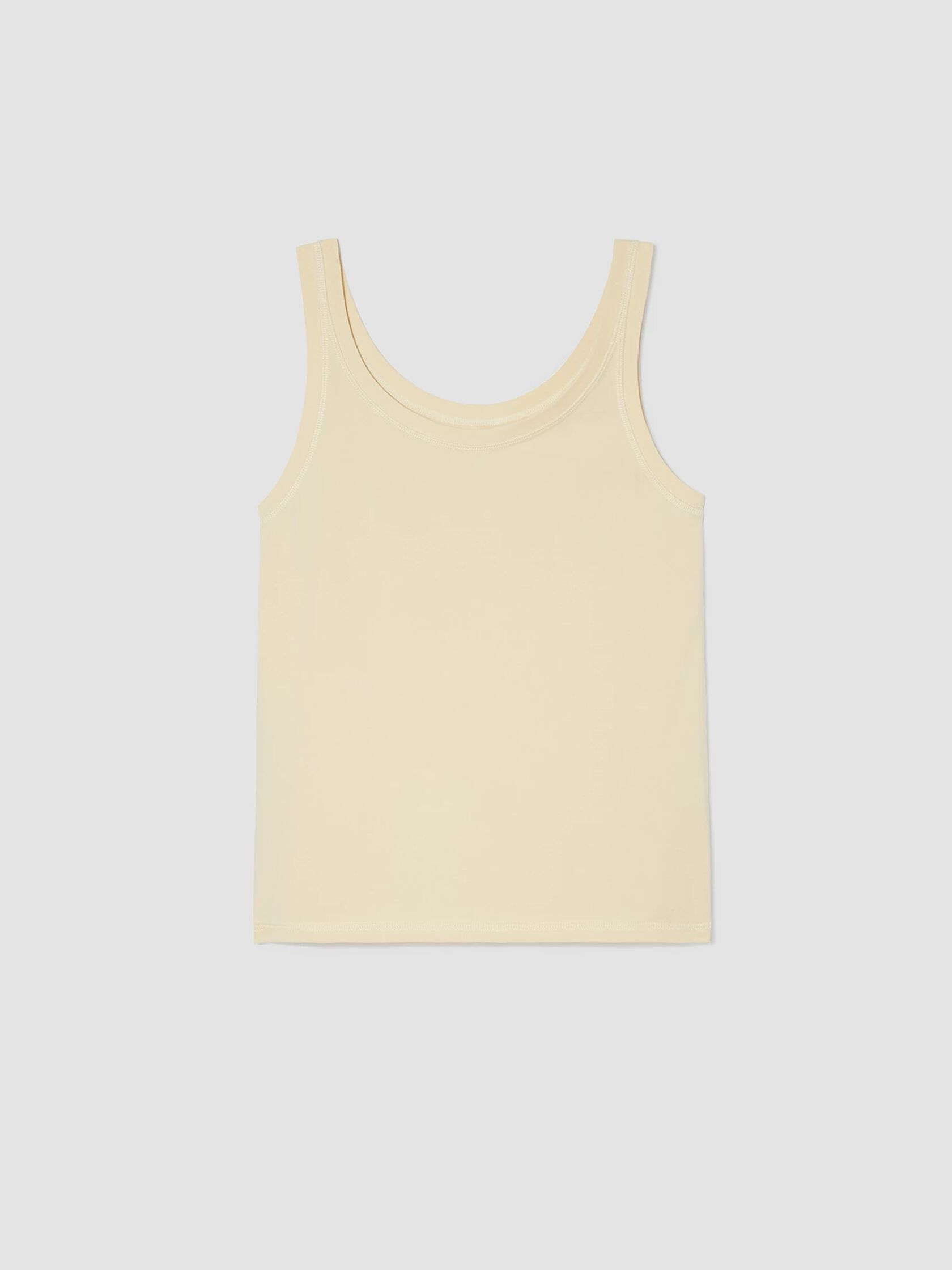 Traceable Organic Cotton Jersey Scoop Neck Tank