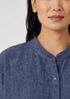 Washed Organic Linen Delave Shirt