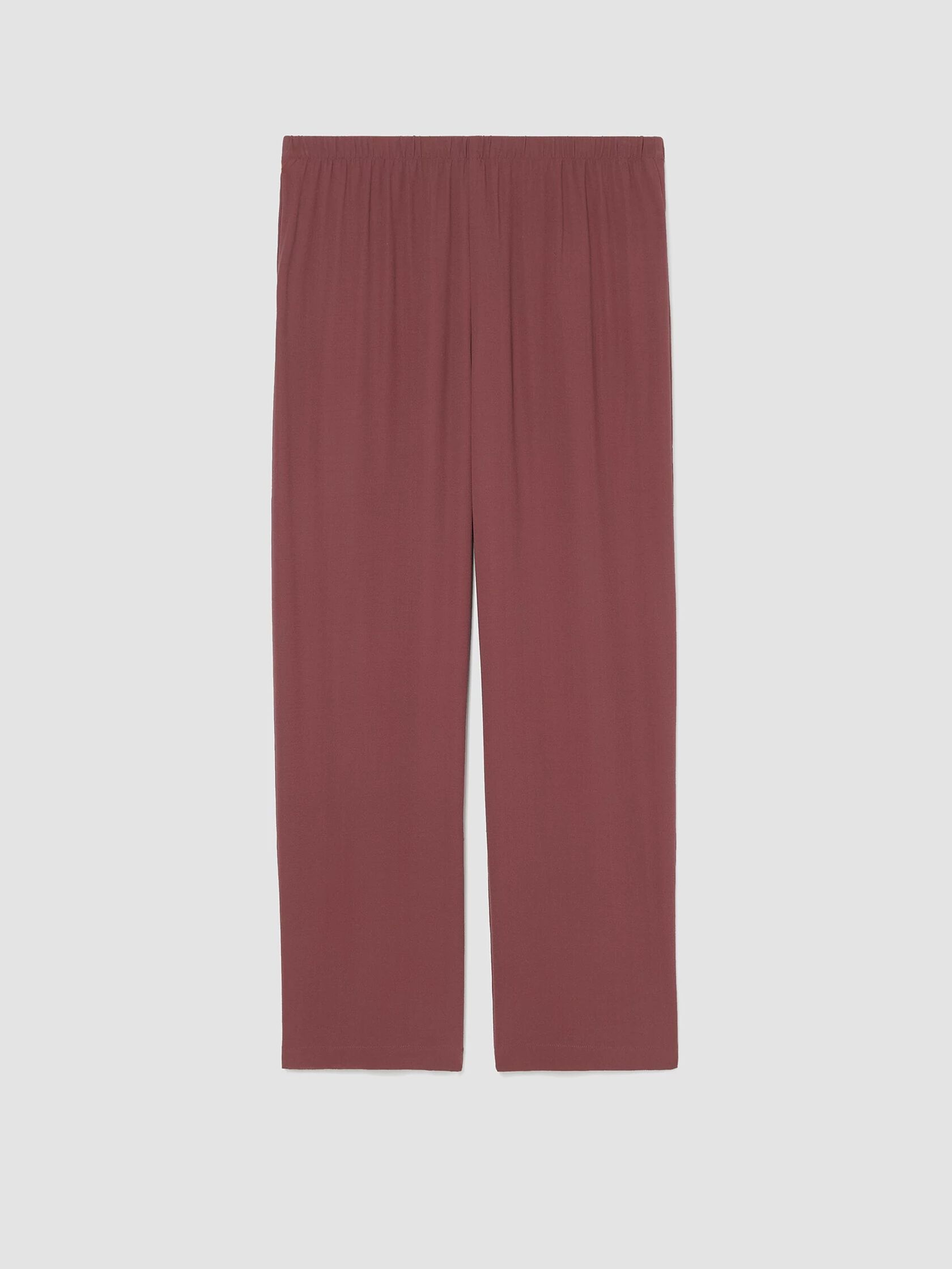 Silk Georgette Crepe Straight Pant