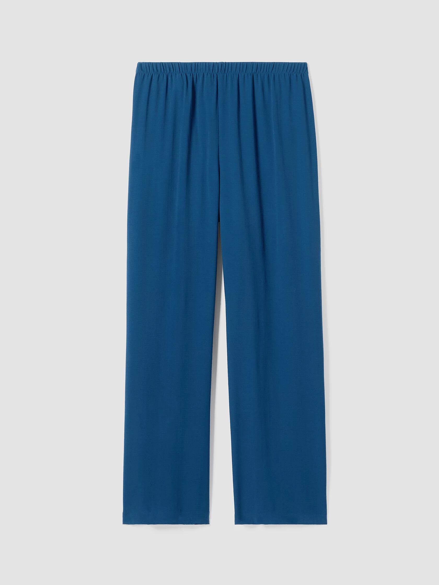 Silk Georgette Crepe Straight Pant