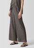 Woven Pliss&eacute; Wide-Leg Pant