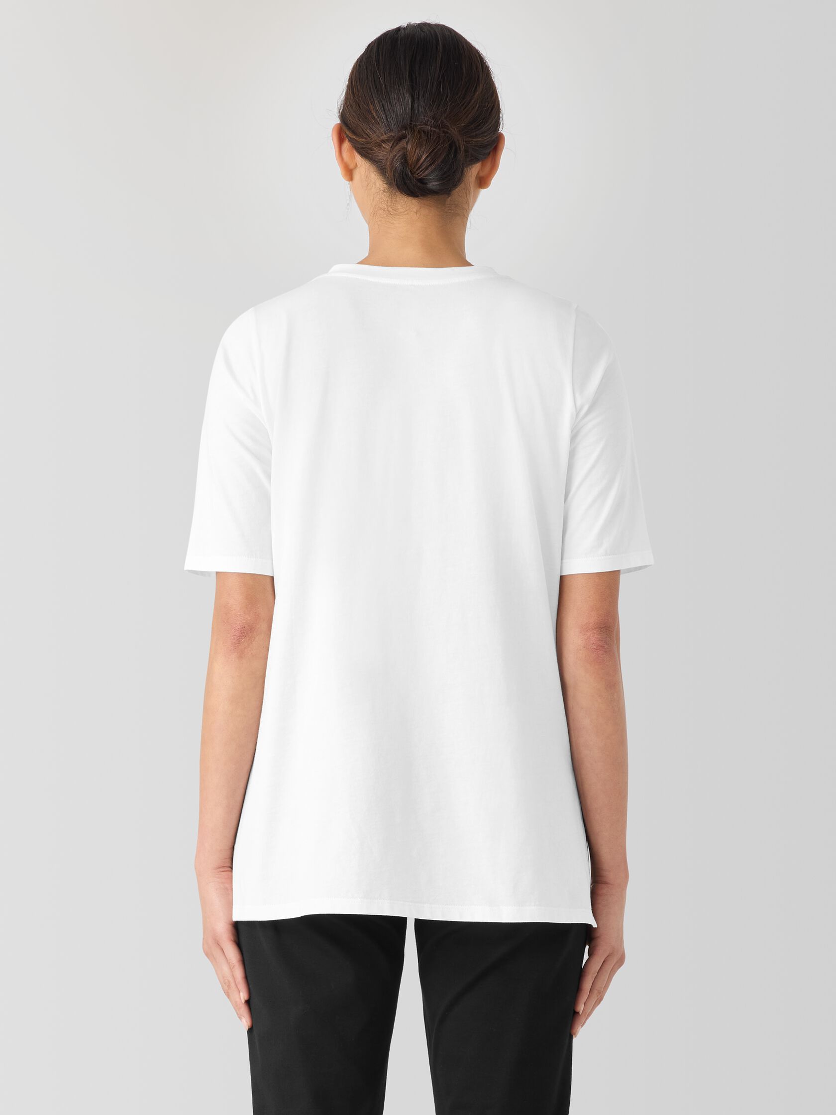 Organic Pima Cotton Jersey Long Tee