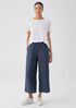 Washed Organic Linen D&eacute;lav&eacute; Wide-Leg&nbsp;Pant