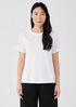 Organic Pima Cotton Jersey Round Neck Tee