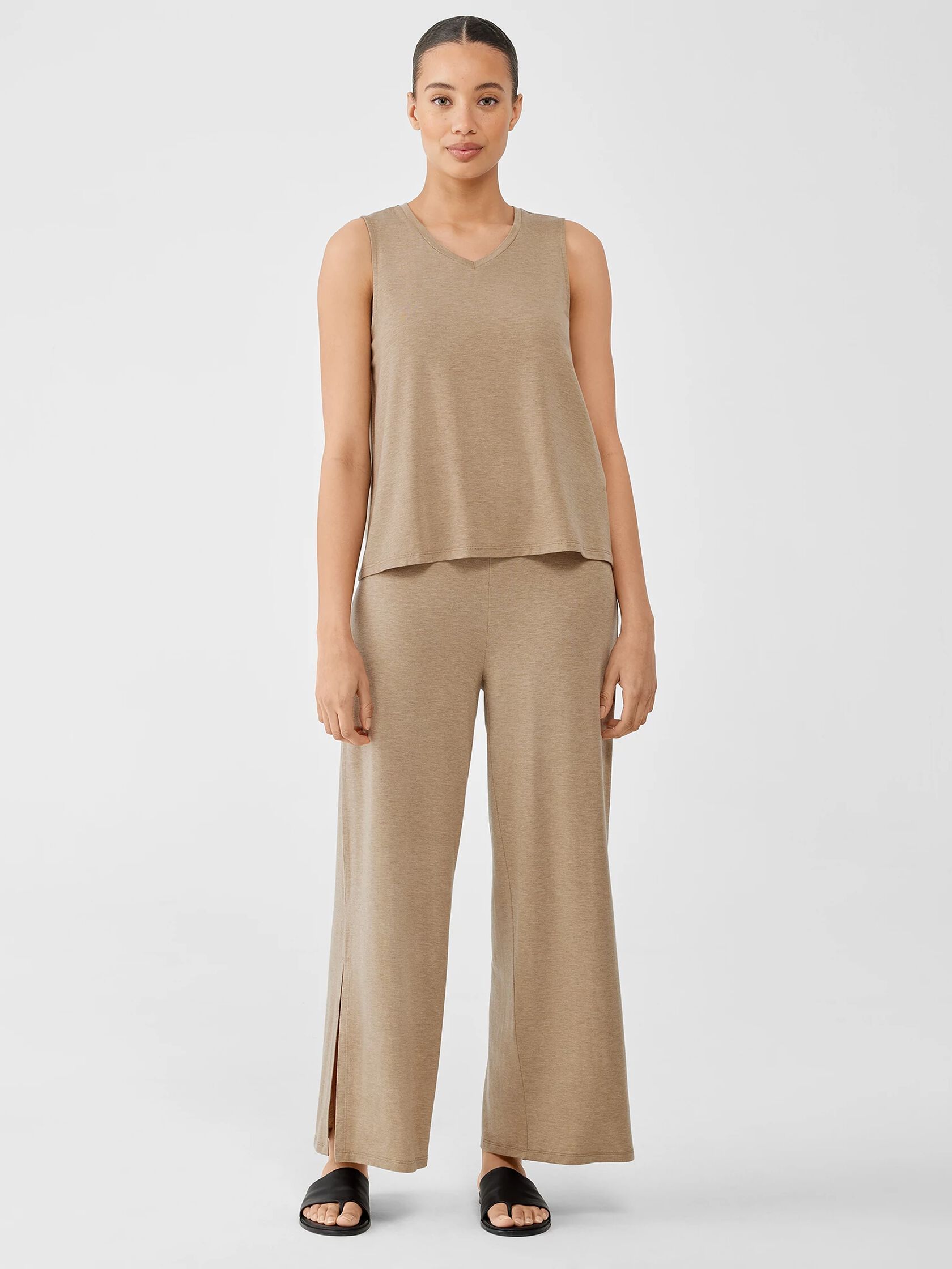 Fine Jersey V-Neck Tank