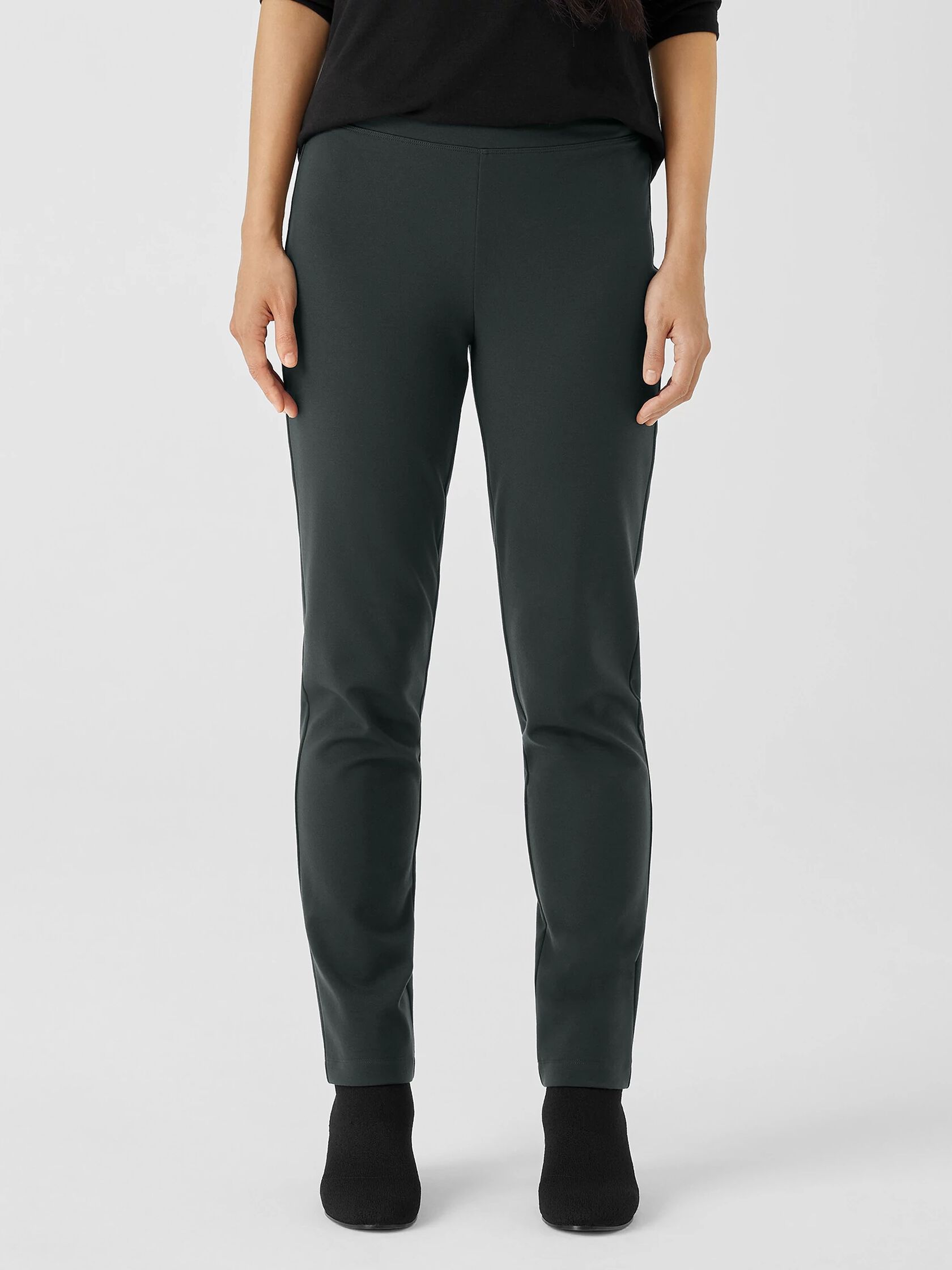 Washable Flex Ponte Slim Pant