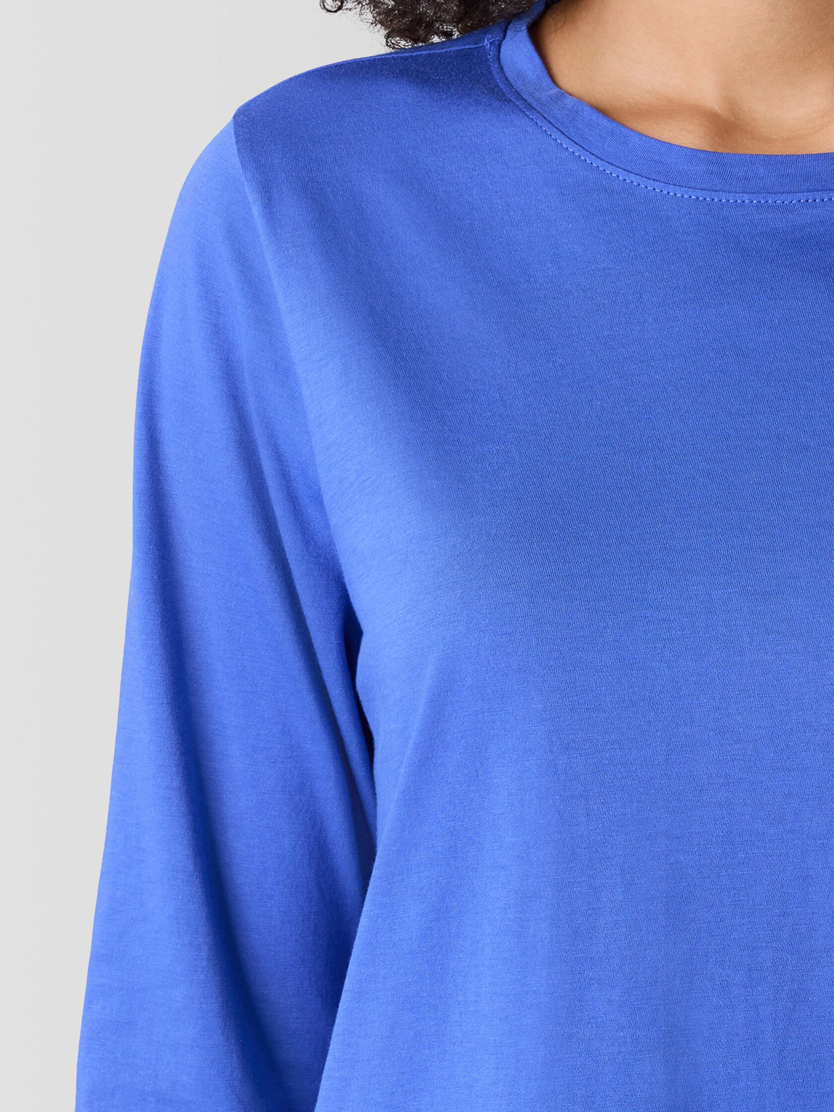 Organic Pima Cotton Jersey Long-Sleeve Tee