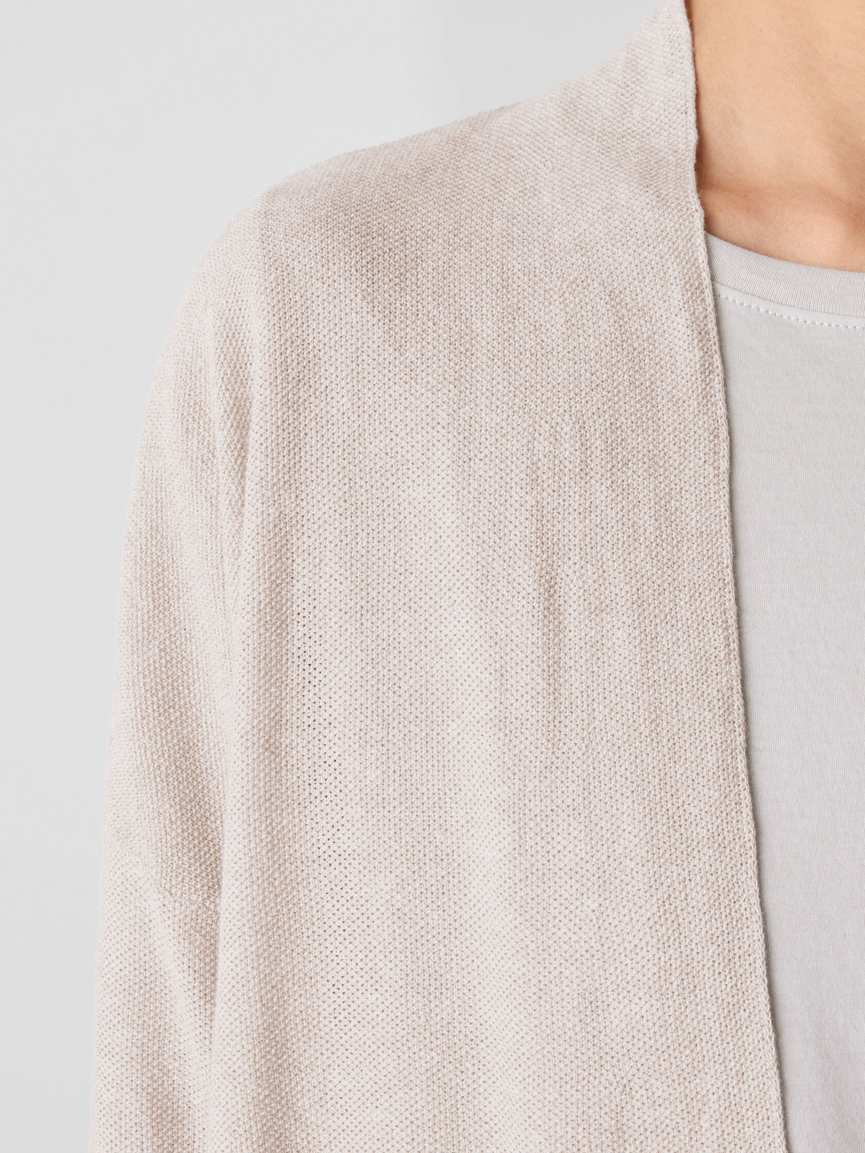 Organic Linen Cotton Long Cardigan