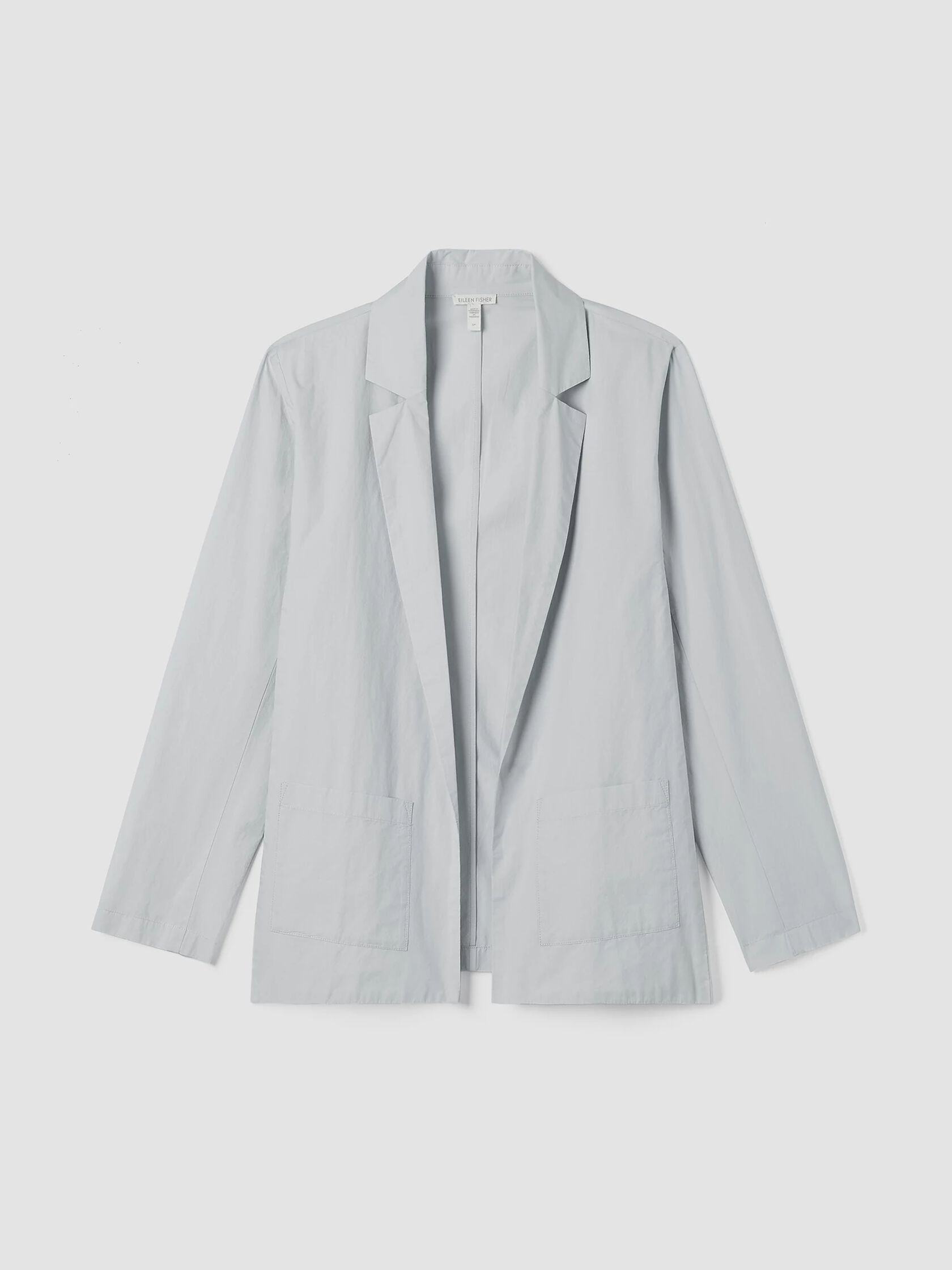 Washed Organic Cotton Poplin Blazer