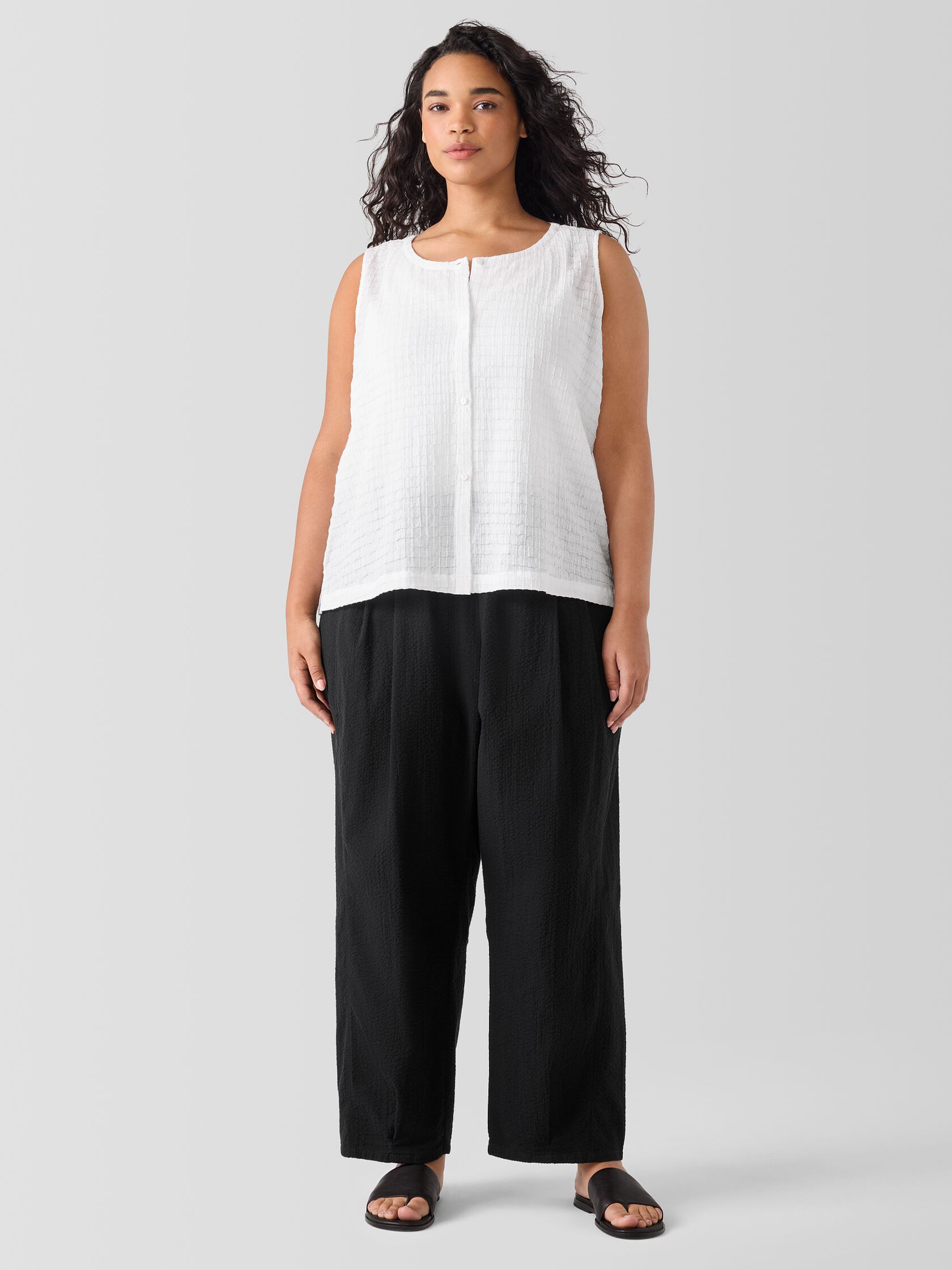 Organic Cotton Voile Box&nbsp;Vest