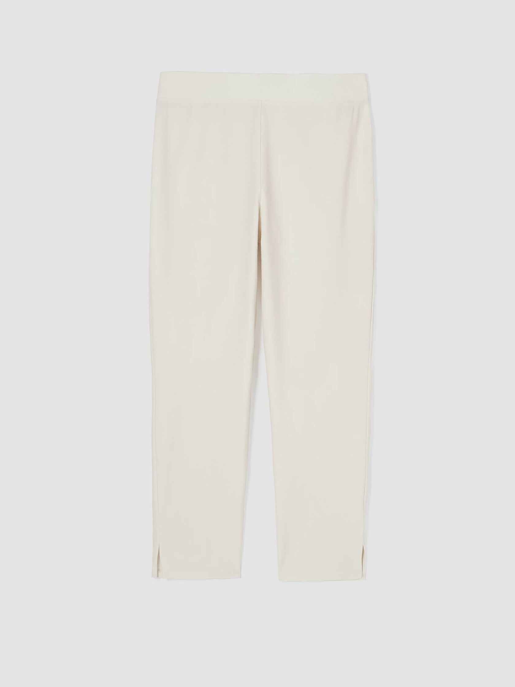Washable Stretch Crepe Pant with Slits