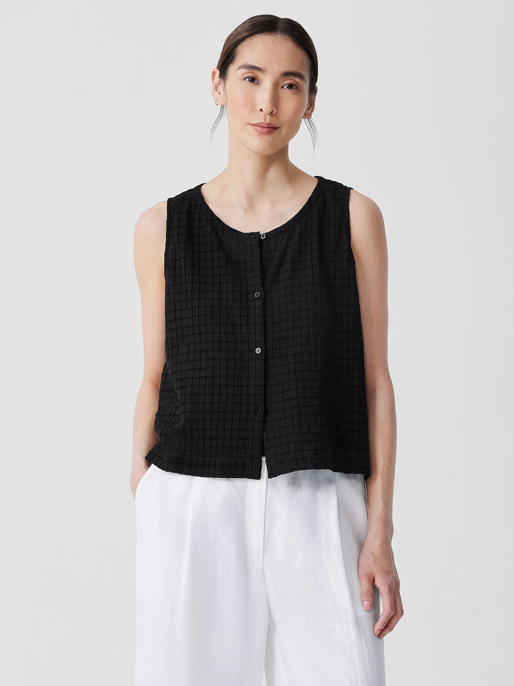 Organic Cotton Voile Box&nbsp;Vest